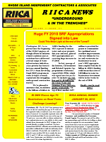 RIICA Newsletter - Winter 2009